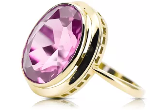Vintage style  Ametyst 14k žluté zlato vrc285y